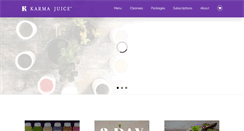Desktop Screenshot of karmajuice.com